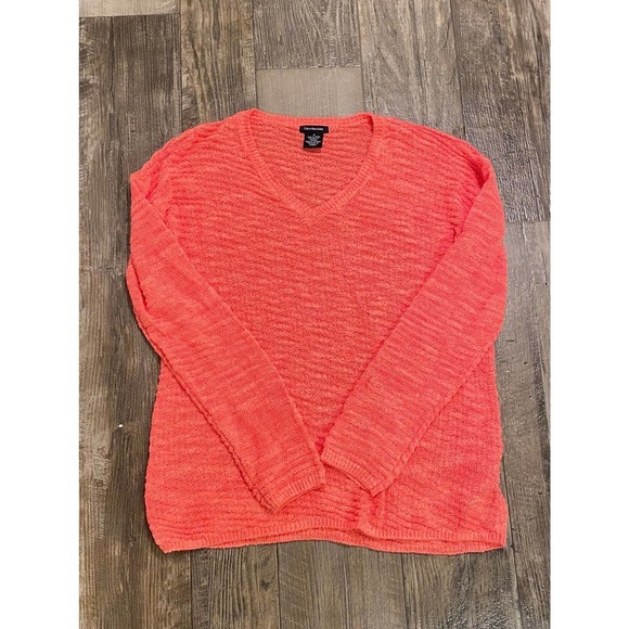 Coral Calvin Klein Sweater Medium - Picture 3 of 9